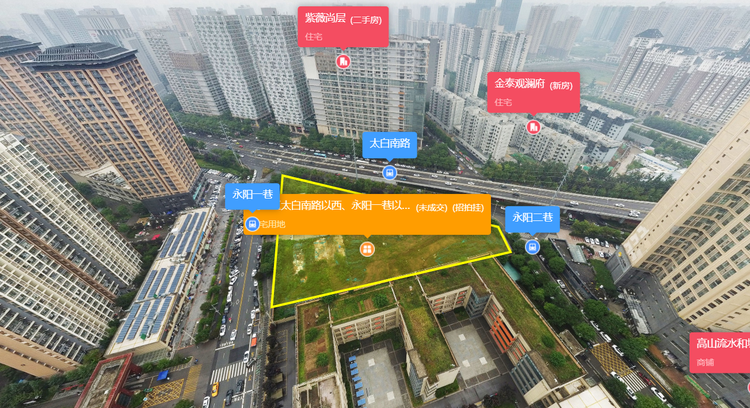 太白南路以西、永阳一巷以南、永阳二巷以北